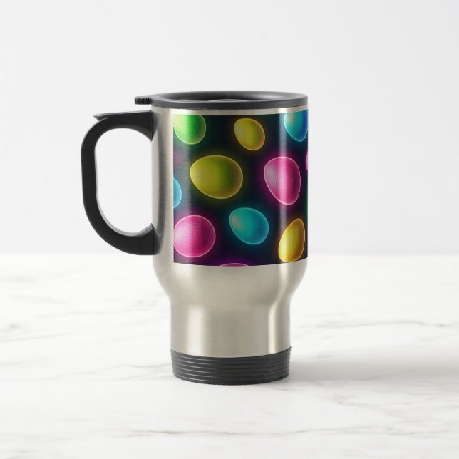 Caneca Térmica Ovo/Primavera de Páscoa de cor clara/néon (Esquerda)