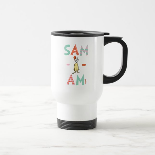 Caneca Térmica Ovos Verdes e Pão| Sam-I-Am (Direita)