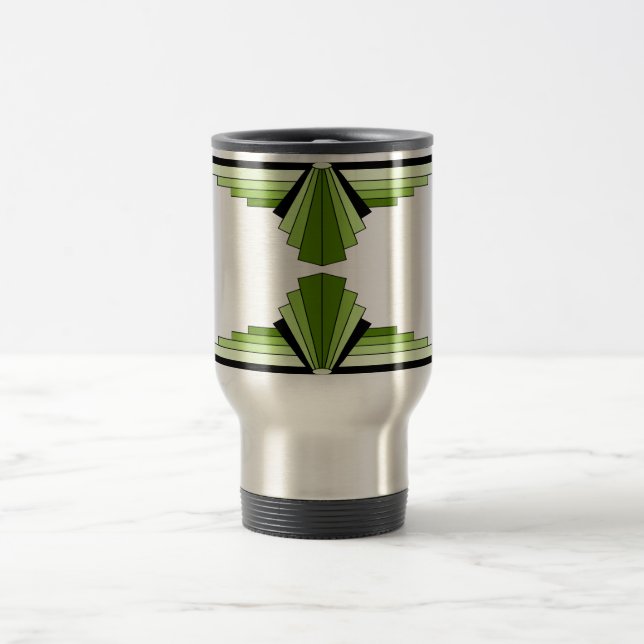 Caneca Térmica Padrão Art Deco em Limões (Centro)