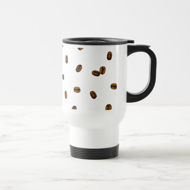 Caneca Térmica Padrão De Bean De Café (Direita)