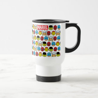 Caneca Térmica Padrão de Cabeça dos Pop Avengers