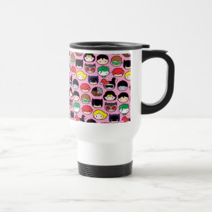 Caneca Térmica Padrão de Chefe da Liga da Justiça de Chibi