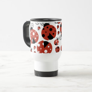 Caneca Térmica Padrão De Damybugs, Damybugs Grafos, Damybugs Verm