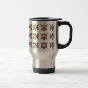 Caneca Térmica Padrão de Flor Mandala