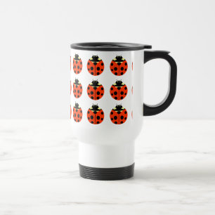 Caneca Térmica padrão de ladybug