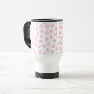 Caneca Térmica Padrão De Patas, Patas Cachorros, Patas Bebidas Ro