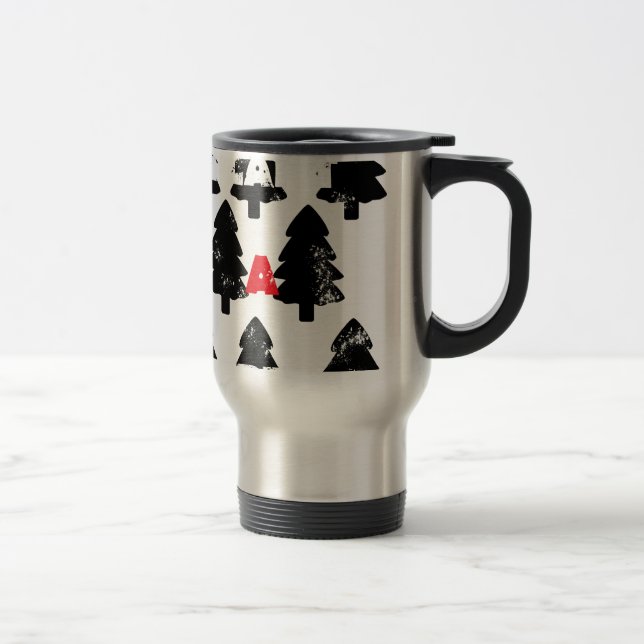 Caneca Térmica Padrão de plantar uma árvore (Direita)