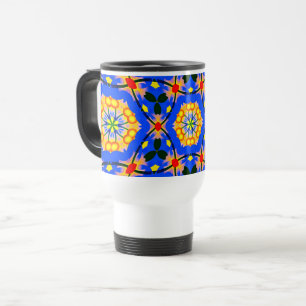 Caneca Térmica Padrão estético floral