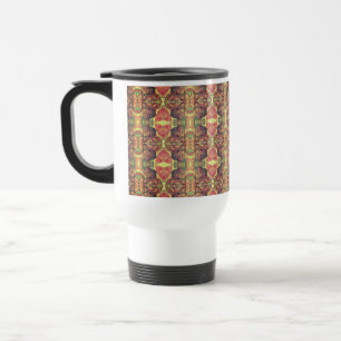 Caneca Térmica Padrão vermelho e preto