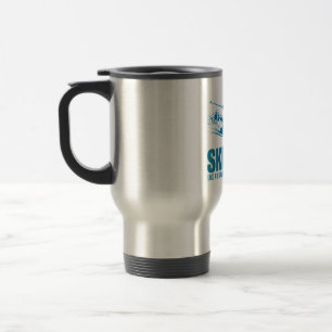 Caneca Térmica Pai de esqui - Mais frio que um Design de Pai norm