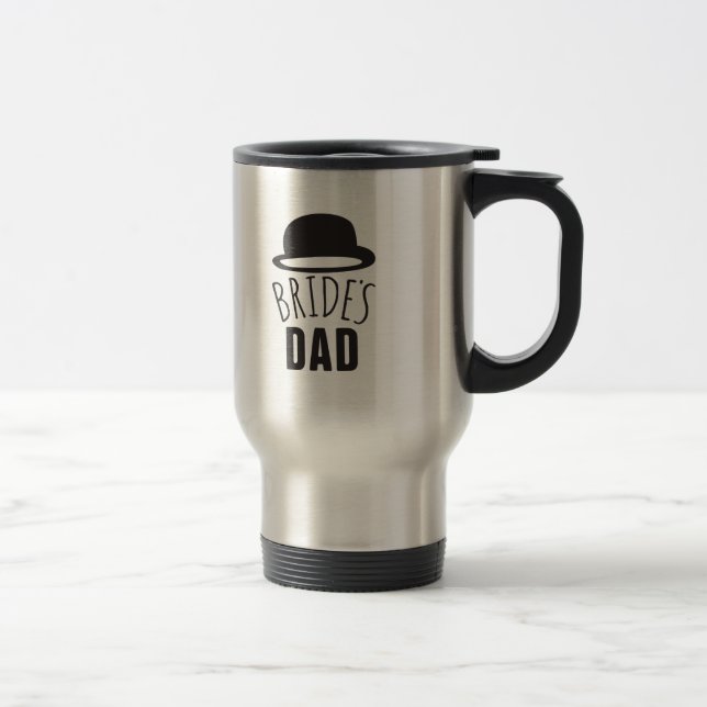Caneca Térmica Pai de noivas personalizável Pai dos Obrigados (Direita)