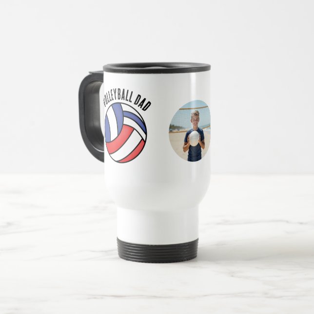 Caneca Térmica Pai de Volei (Frente Esquerda)