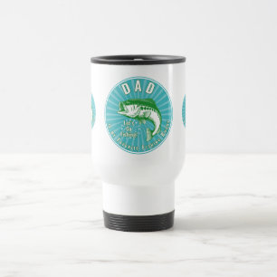 Caneca Térmica Pai é meu parceiro de pesca