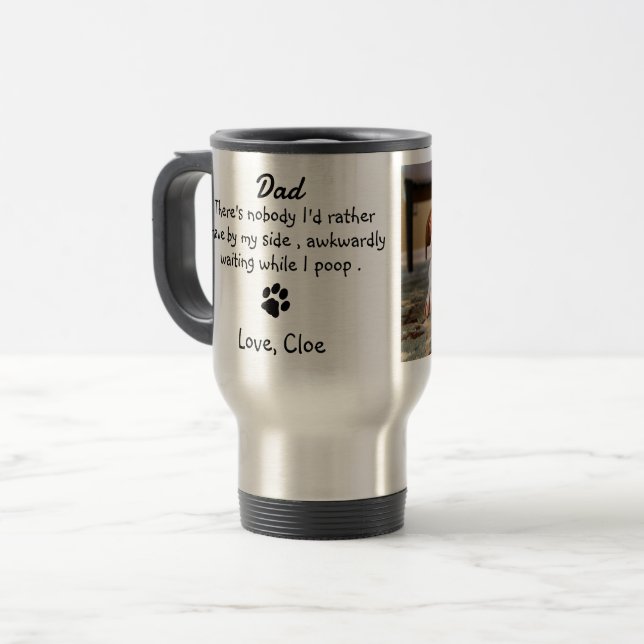 Caneca Térmica Pai Engraçado (Frente Esquerda)