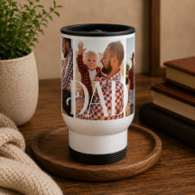 Pai Estabeleceu Foto Personalizada da Família