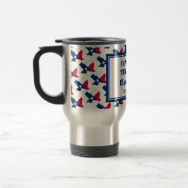 Caneca Térmica PAI FANTÁSTICO DE TEXANO dia de os pais Personaliz