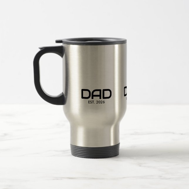 Caneca Térmica Pai Fundado Novo Presente de Pai  (Esquerda)