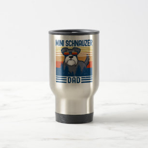 Caneca Térmica Pai Mini Schnauzer Cachorro Schnauzer Melhor Min