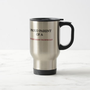 Caneca Térmica Pai orgulhoso de um TÉCNICO VETERINÁRIO