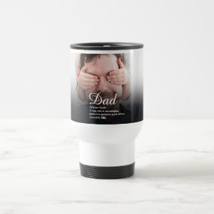 Caneca Térmica Pai, Papai, Definição de Pai Foto Script
