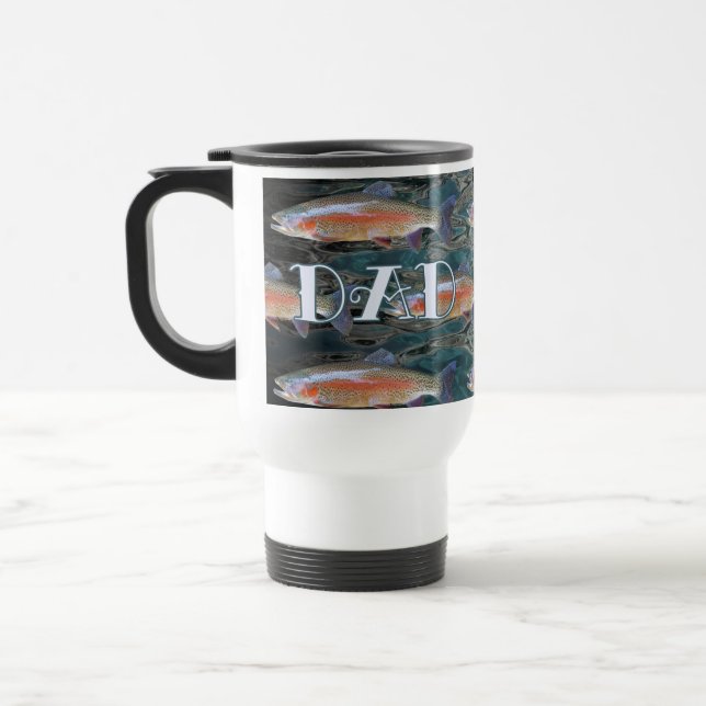 Caneca Térmica Pai Pescador Truta Arco-Íris (Esquerda)