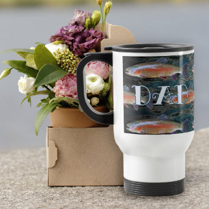 Caneca Térmica Pai Pescador Truta Arco-Íris