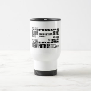 Caneca Térmica Pais novos & Daddys dos pais dos chás de fraldas: