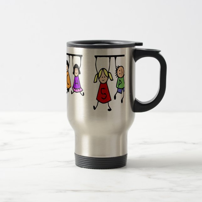Caneca Térmica Palavra Terapêutica De Fala Para Crianças Bonitas (Direita)