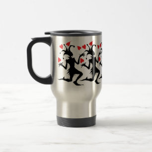 Caneca Térmica Palhaço Assustador Brincando com Corações