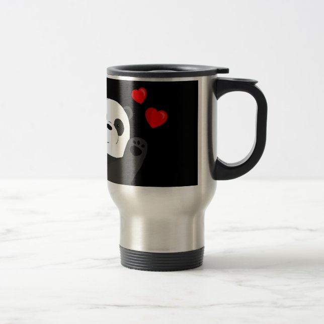 Caneca Térmica Panda branca (Direita)