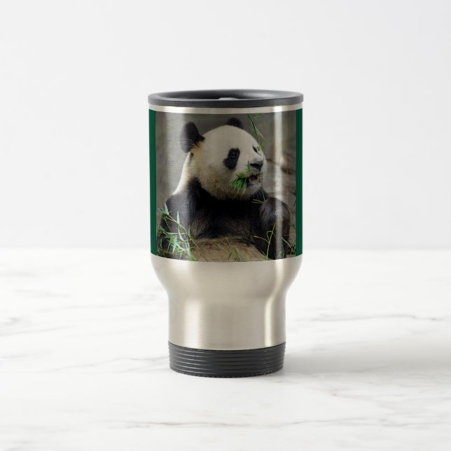 Caneca Térmica Panda gigante comendo bambu (Centro)