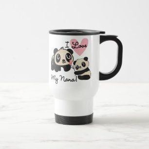 Caneca Térmica Pandas eu amo minha Nana