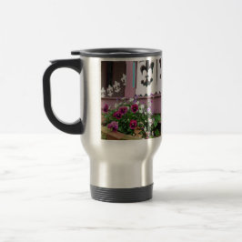 Caneca Térmica Pansies e Fleur-de-lis - Vineyard de Martha