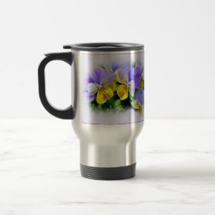 Caneca Térmica Panteras - Roxo e Amarelo