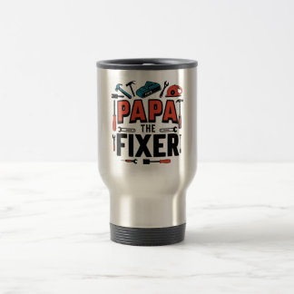 Caneca Térmica Papa A Viagem ao trabalho Fixer Mug - Presente Dia