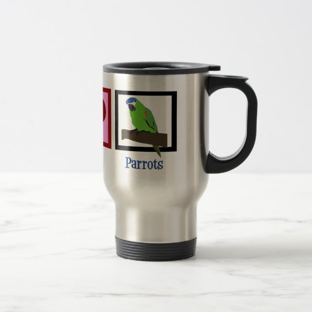 Caneca Térmica Papagaio (Direita)