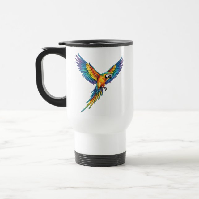 Caneca Térmica Papagaio (Esquerda)