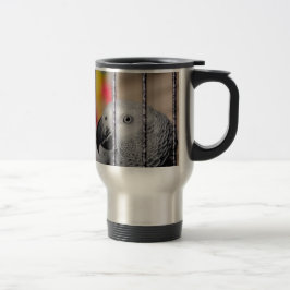 Caneca Térmica Papagaio-cinzento