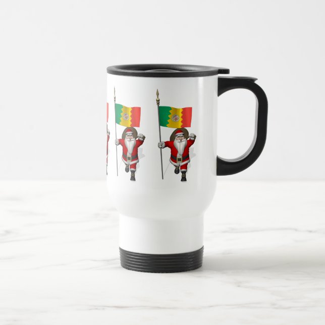 Caneca Térmica Papai Noel Com Alferes De Los Angeles (Direita)