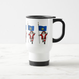 Caneca Térmica Papai Noel Com Alferes De Vermont