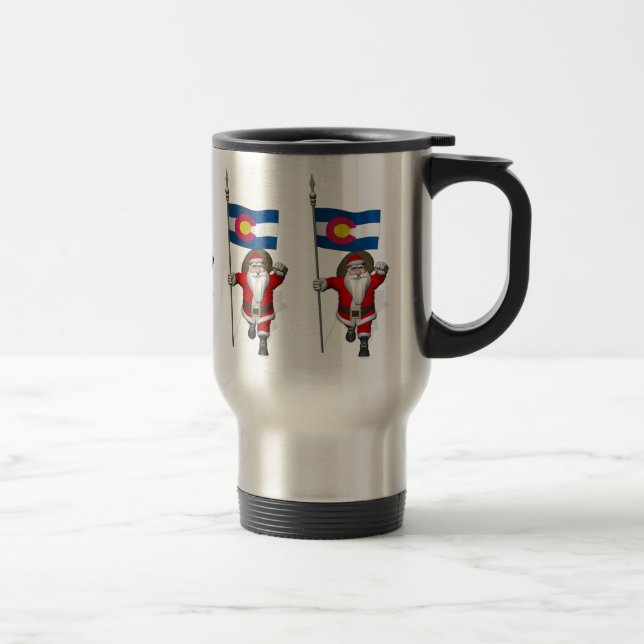 Caneca Térmica Papai Noel Com Alferes Do Colorado (Direita)