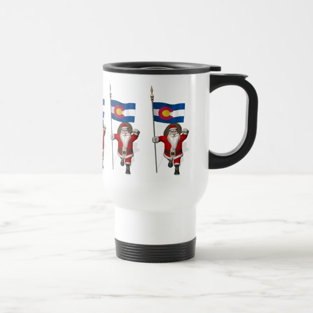 Caneca Térmica Papai Noel Com Alferes Do Colorado (Direita)