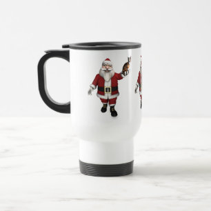 Caneca Térmica Papai Noel com Calico Cat