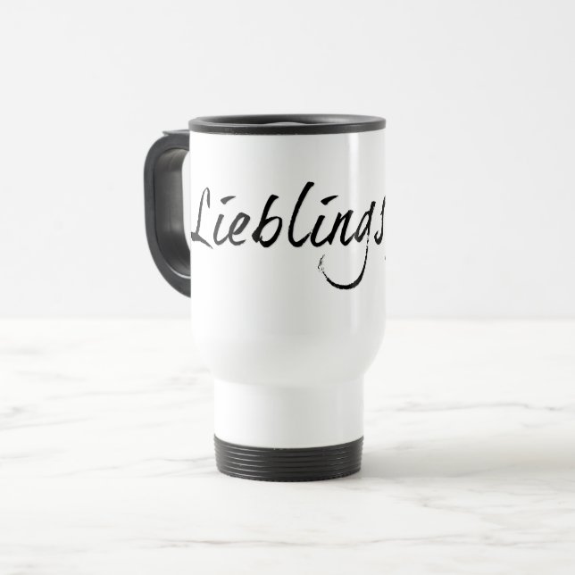 Caneca Térmica Papai querido - escrita preta 00001 (Frente Esquerda)