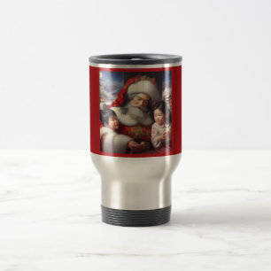 Caneca Térmica Papais noeis de Natal com Crianças 5