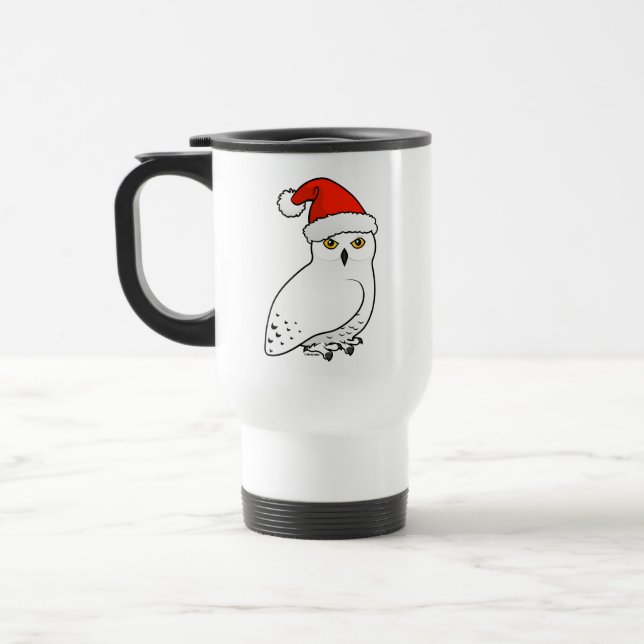 Caneca Térmica Papais noeis de Snowy Owl (Esquerda)