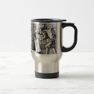Caneca Térmica Papais noeis Vintage trazendo brinquedos
