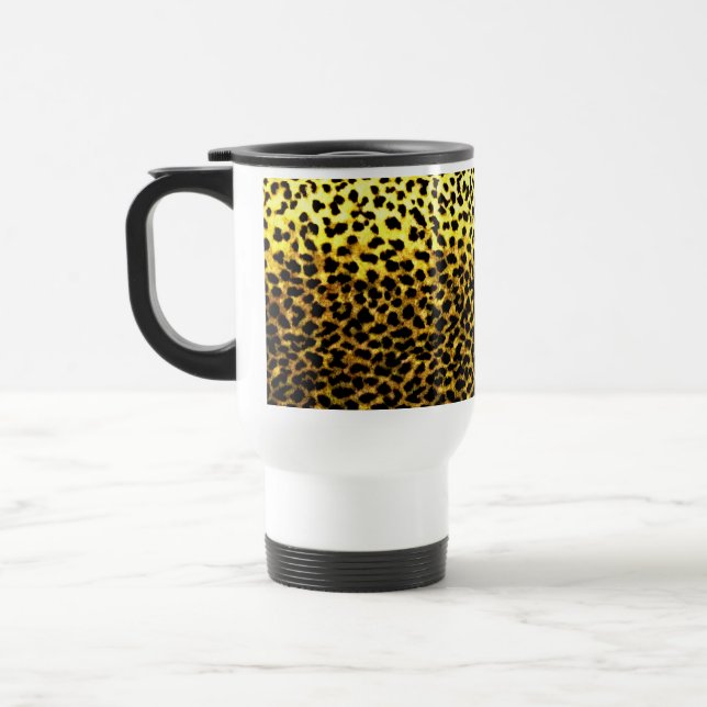 Caneca Térmica Papel de parede Leopardo (Esquerda)