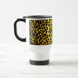 Caneca Térmica Papel de parede Leopardo