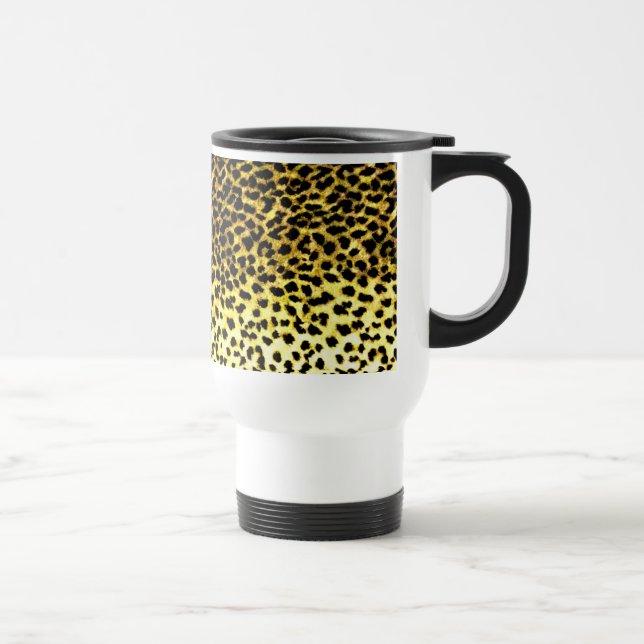 Caneca Térmica Papel de parede Leopardo (Direita)